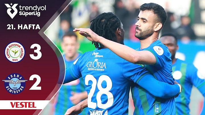 Vestel | Çaykur Rizespor (3-2) Adana Demirspor - Highlights/Özet | Trendyol Süper Lig - 2024/25