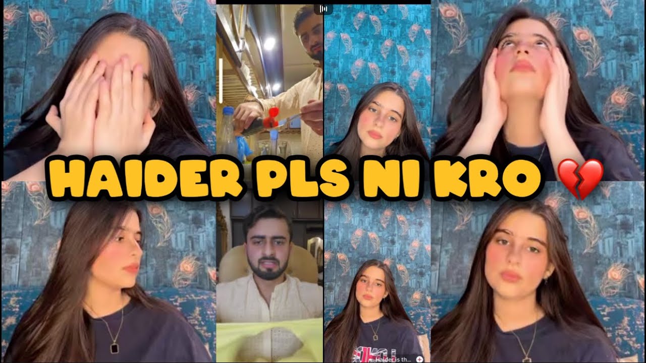 Haider Shah Live With Kainat Qureshi ❤️ | Haider Pls Ni Kro 💔