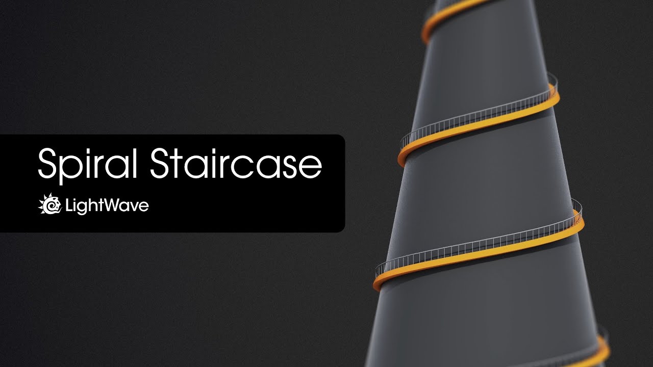 LW3D SHORT: Spiral Staircase, Seashell tool and LWCAD