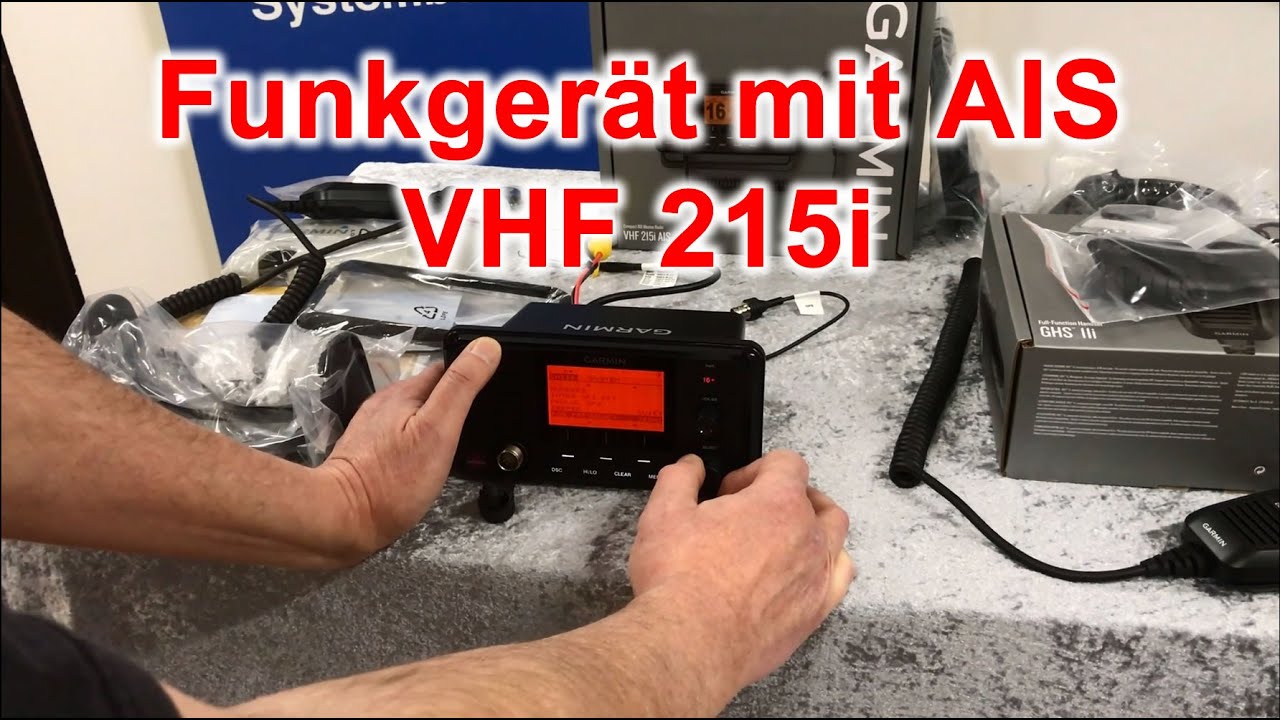 Garmin VHF 215i AIS Empfänger. YouTube