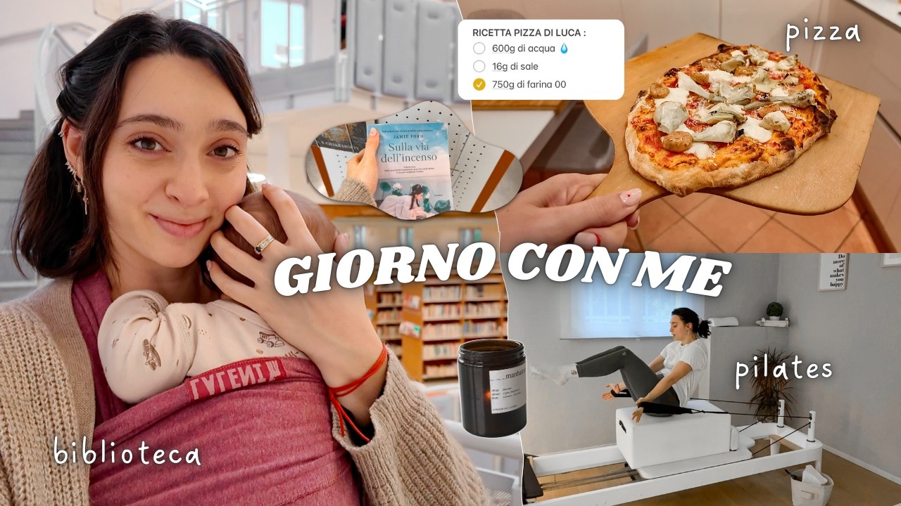 UN GIORNO DI COCCOLE ✨ ricetta pizza, biblioteca e confidenze 🤍