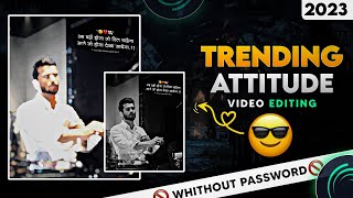 New Boys Attitude Status Video Editing In Alight Motion | Kedar Creation