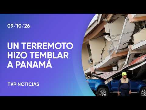 Panamá, sacudida por un potente terremoto