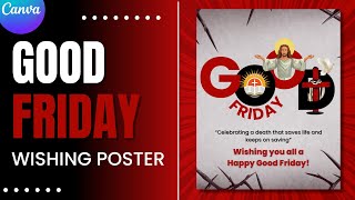 Good Friday Wishing Poster Design using Canva screenshot 2