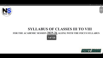 Tbse board class 3 to 8 Syllabus 2025-26 #tripura #tbse