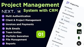Episode 1 :  Client Based Project Management System using Next Js | Project CRUD and Client CRUD