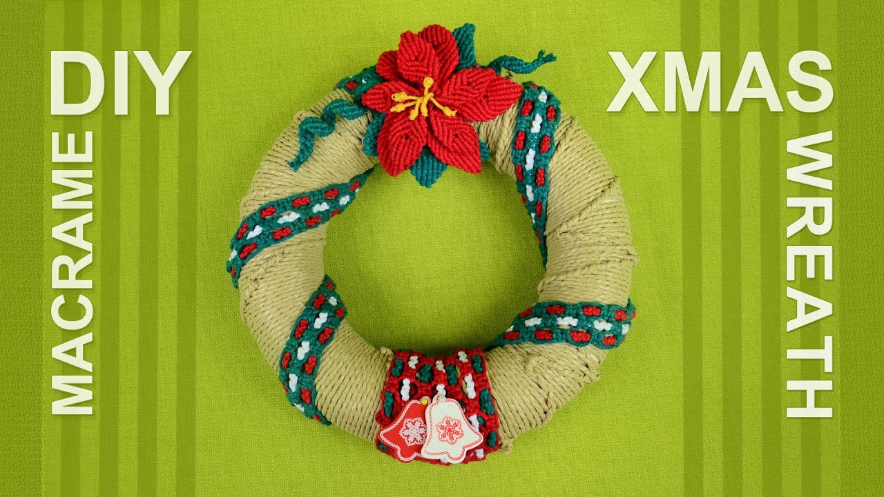 How To Make A Christmas Wreath In Macrame Style Interior - 