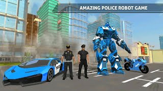 US Police Robot Car Game - Police Plane Transport | Android Gameplay HD | Rution Games screenshot 2