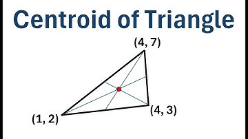 How to Find the Centroid of a Triangle