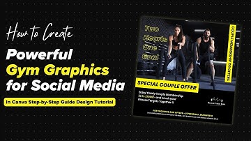 Create Powerful Gym Graphics in Canva – Step-by-Step Design Tutorial!