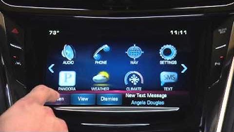 Cadillac CUE with SMS Texting and Siri Eyes Free