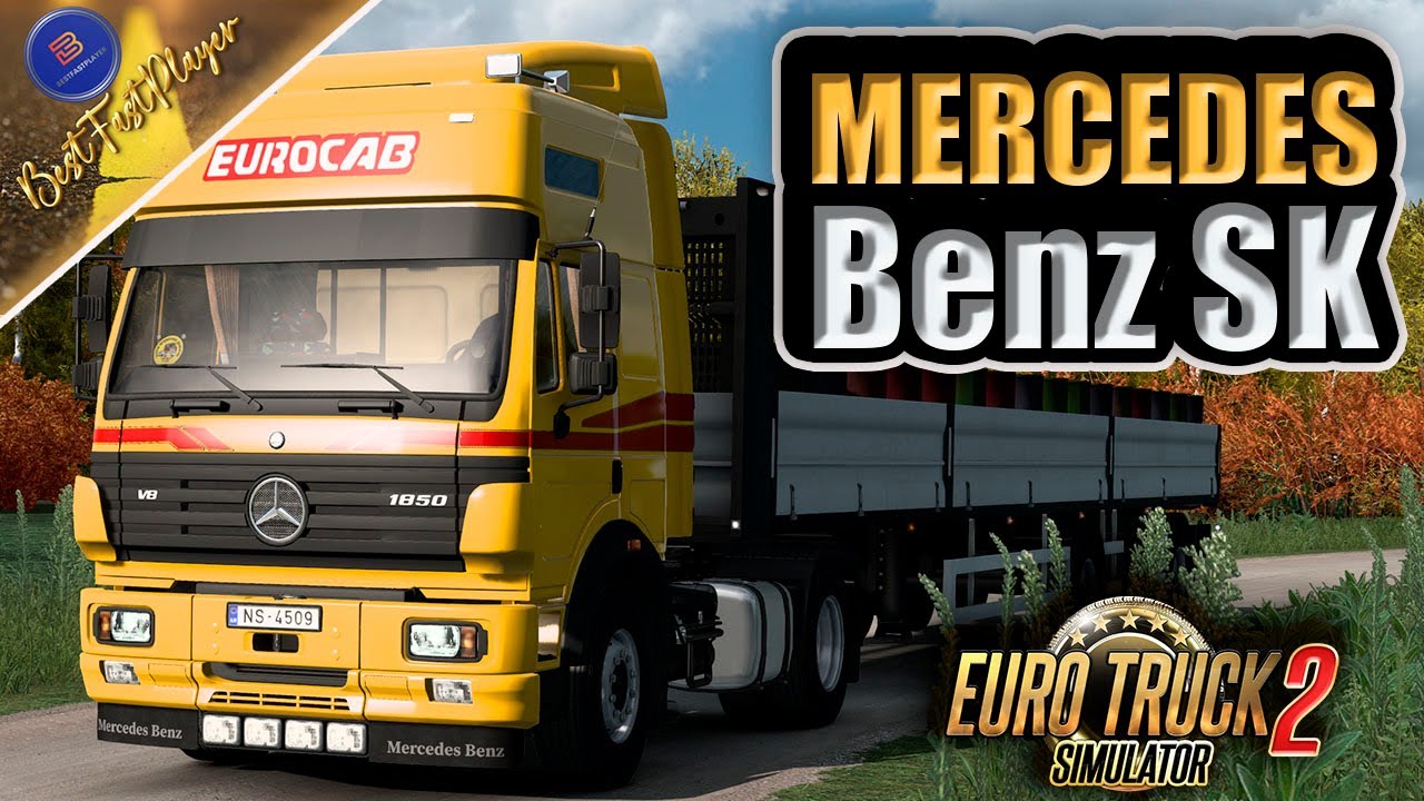 Euro Truck Simulator 2:Mercedes-Benz SK For version 1.51 