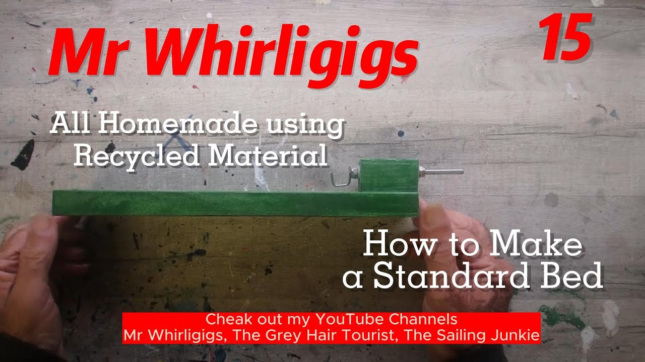 Whirligigs and Garden Spinners 15  Making the Whirligig Base by Mr Whirligigs