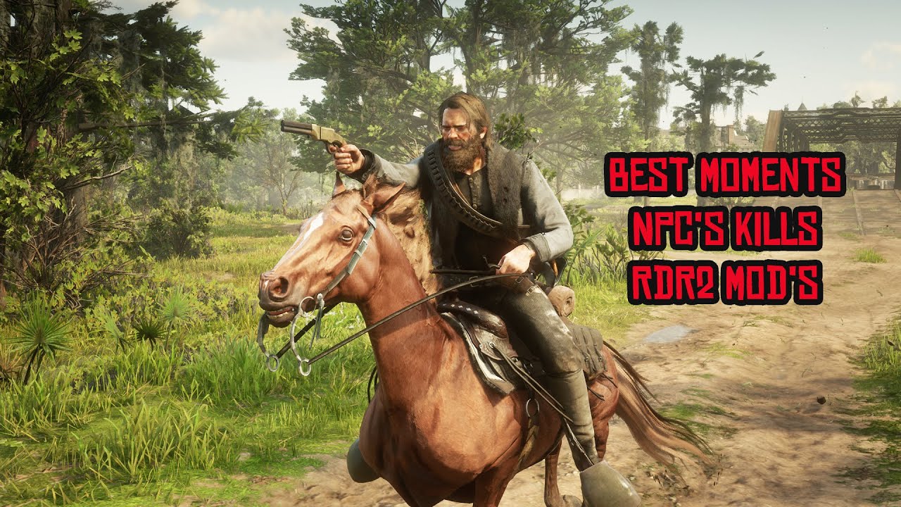 Best Moments NPC's kills RDR2 MOD's Red Dead Redemption 2 gaming