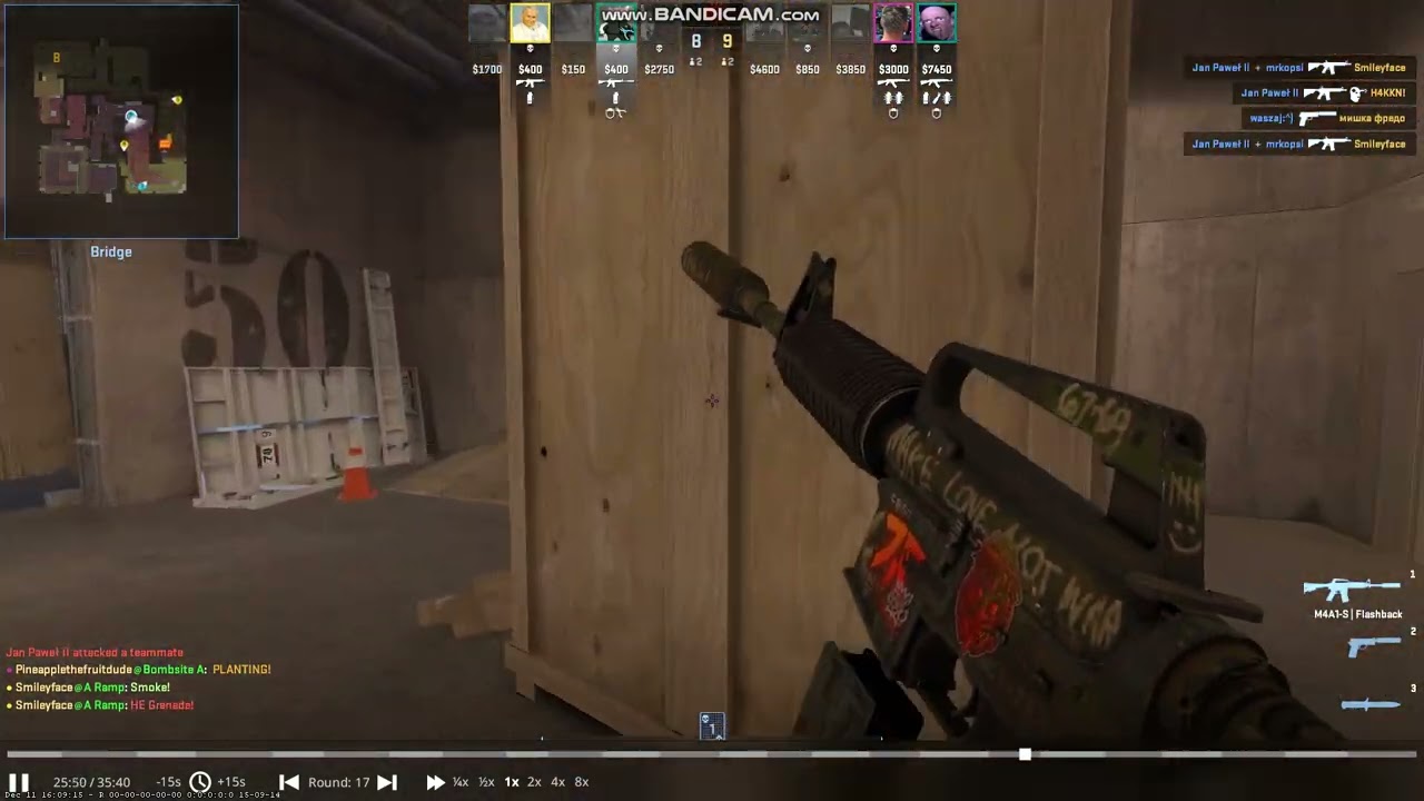 waszaj - no ammo - ultra short kill - klanowa mapa