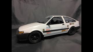 フジミ1/24 スプリンタートレノ峠仕様 AE86 - YouTube