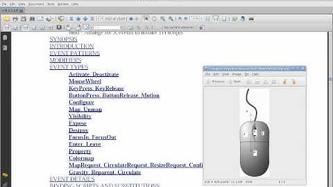 Programming in Tcl/Tk Lesson 26: GUI: Events, Mouse and Keyboard Interaction. (English Version)