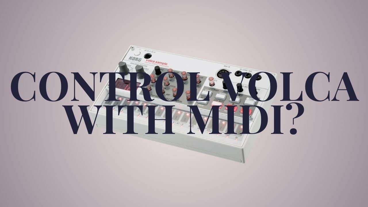 Volca Sample midi control with Ableton