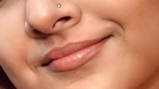 Famous Actress Vidya Balan Lips Closeup