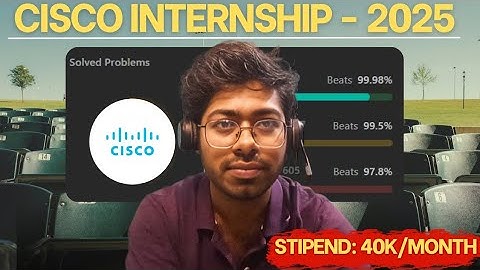 Cisco Internship - 2025 | Complete Guide | Free Resources | Software Engineer 