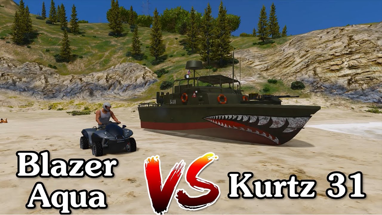 GTA V | Blazer Aqua vs. Kurtz 31 Patrol Boat