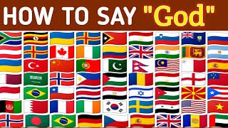 How to say "God" in different countries Languages