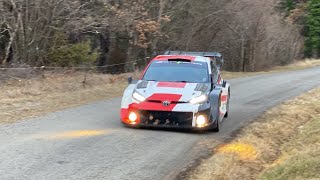 Test Rallye Monte-Carlo 2023 - Kalle Rovanperä - Toyota Yaris GR Rally1