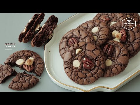 브라우니 쿠키 만들기 : <strong>Brownie</strong> Cookies Recipe | Cooking tree