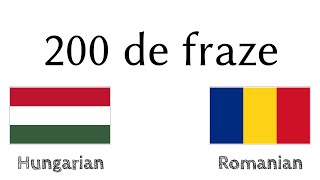 200 de fraze - Maghiară - Română