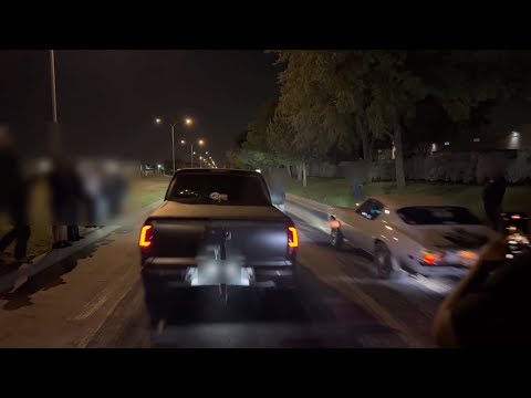 1/8th Mile Dig Racing On the Streets!
