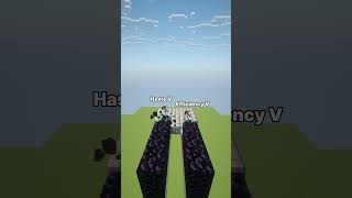 Efficiency V vs Haste V Netherite pickaxe in Minecraft #minecraft #allaystorm #gaming