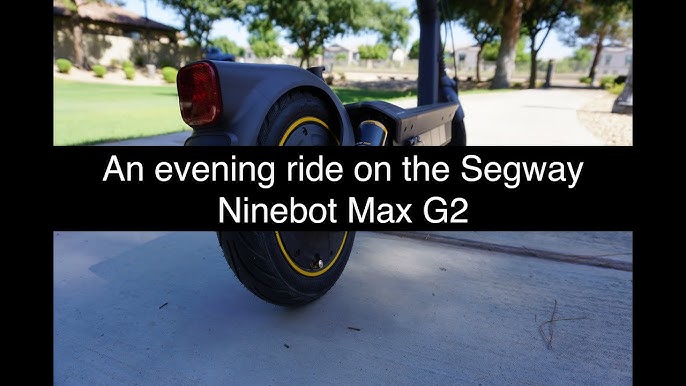 My first ride on the Ninebot Max G2 : r/ElectricScooters