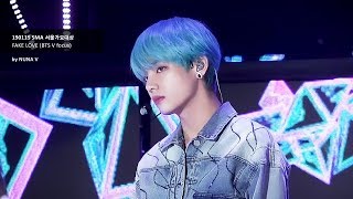 190115 서울가요대상(SMA) - FAKE LOVE / BTS V focus / 방탄소년단 뷔 (4K fancam)