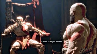 Kratos Meets Young Kratos Scene - God Of War Ragnarok Valhalla DLC (2023) PS5 4K 60FPS