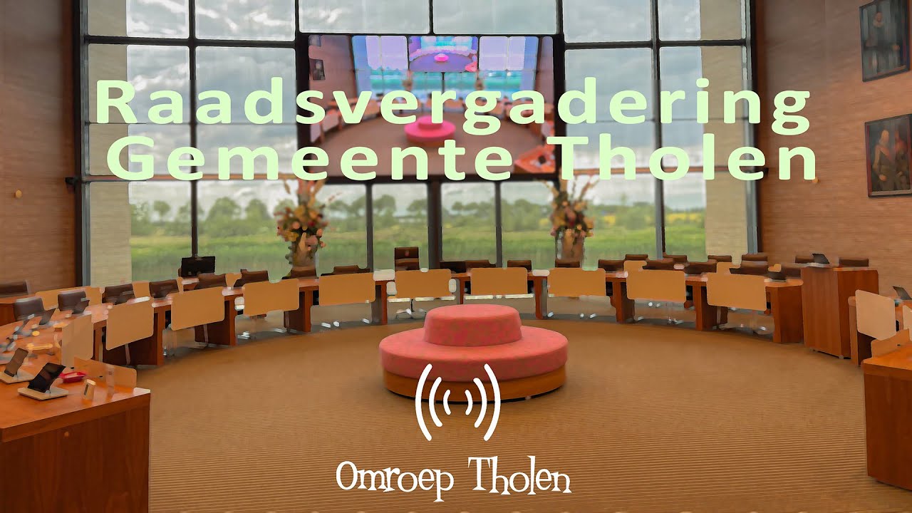 Gemeenteraadsvergadering Tholen - 26 juni 2025 - Omroep Tholen
