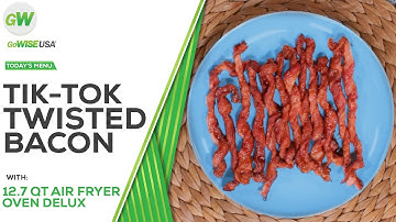 TikTok Air Fryer Twisted Bacon