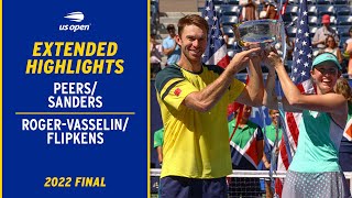 Peers/Sanders vs. Roger-Vasselin/Flipkens Extended Highlights | 2022 US Open Final