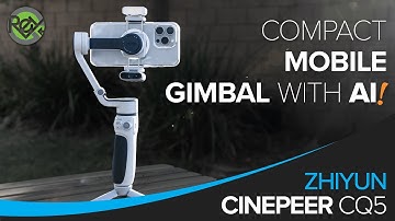 The ZHIYUN CINEPEER CQ5 is a compact gimbal with AI!