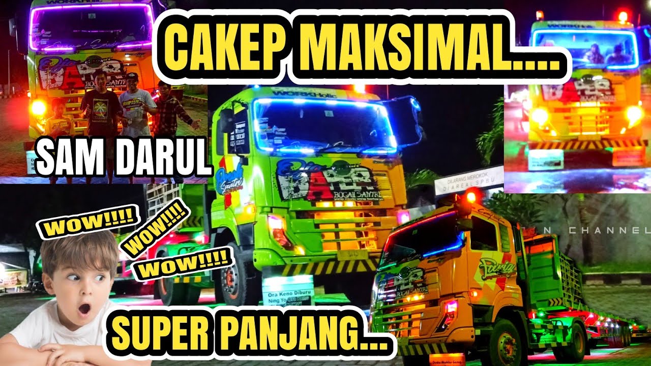 Transformers Truk  trailer UD Quester  full modif bikin 