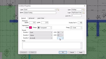 On-Screen Takeoff - Count Conditions