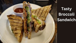 Broccoli Sandwich Recipe | Healthy Breakfast Recipe | Multigrain Veg Sandwich