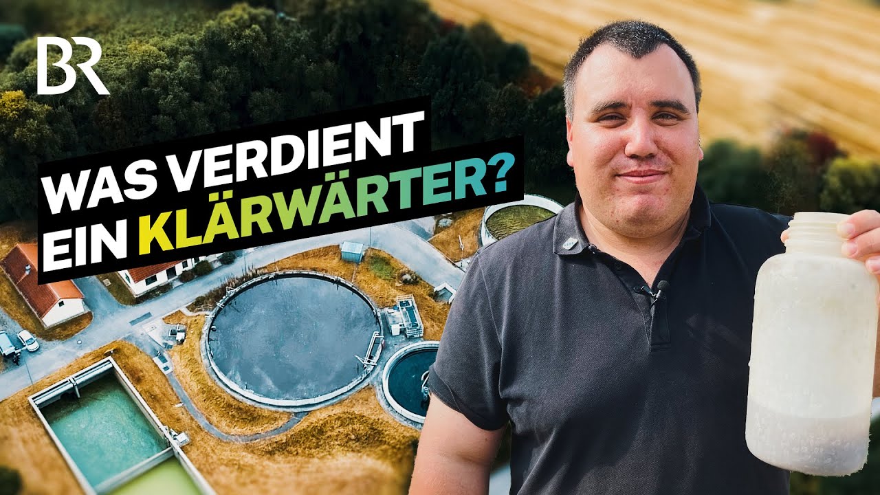 Abwasserreinigung: Das verdient ein Abwassertechniker im Klärwerk | Lohnt sich das? | BR