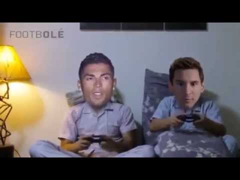 Cristiano Ronaldo e Messi os melhores amigos ja imagino?