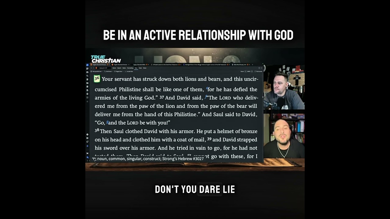 Be in constant prayer