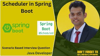 How to implement scheduler in spring boot