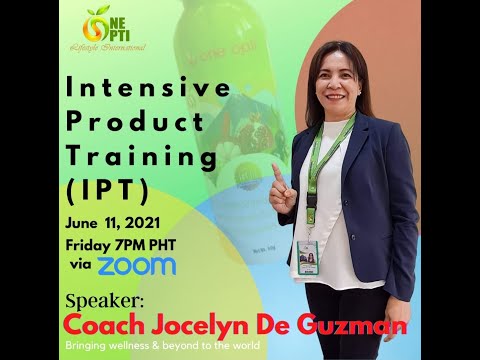 Intensive Product Training with Ms. Jocelyn De Guzman