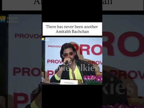 Agneepath Star HrithikRoshan Hails OG AmitabhBachchan MovieTalkies