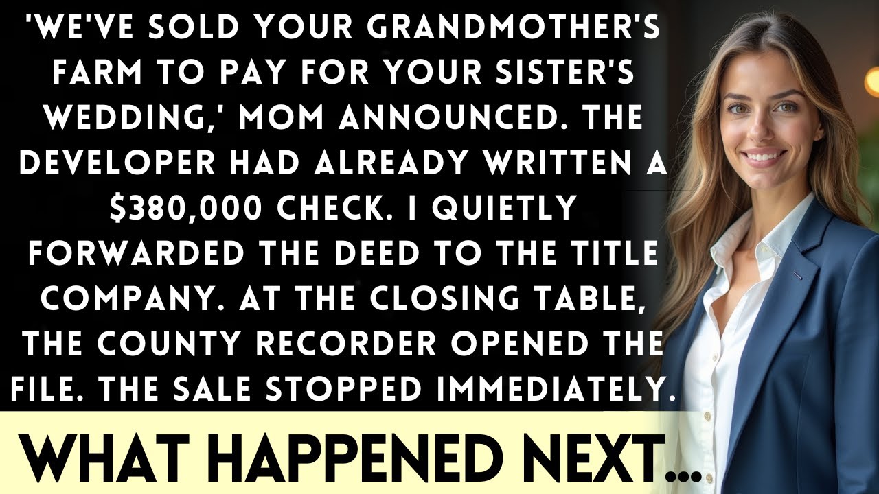 Родители продали «унаследованную ферму» застройщику, но документы из земельного реестра поступили...