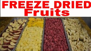 FREEZE DRIED FRUIT 🍍Pineapple, 🍋Mango, Raspberries, 🍎Apple & 🍌Banana