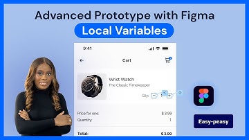 Advanced Add To Cart Figma Prototype with Variables || Figma Tutorial